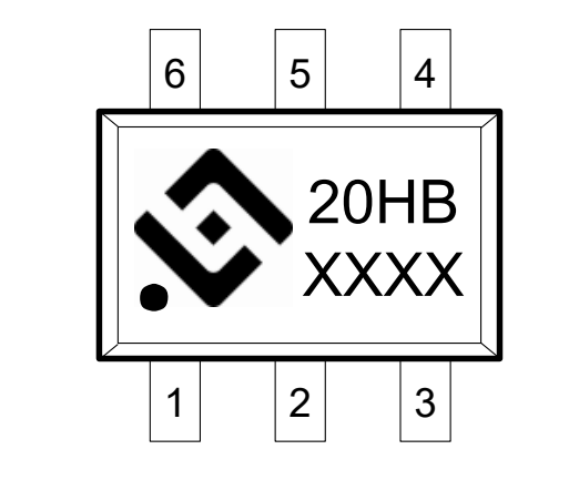 HY2120-HB 一保芯片 封装图