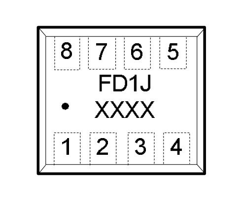 HY2141-DA1J 二保芯片 封装图