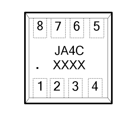 HY2142-AA4C 二保芯片 封装图