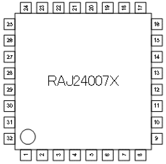 Raj240075 电量计 封装图