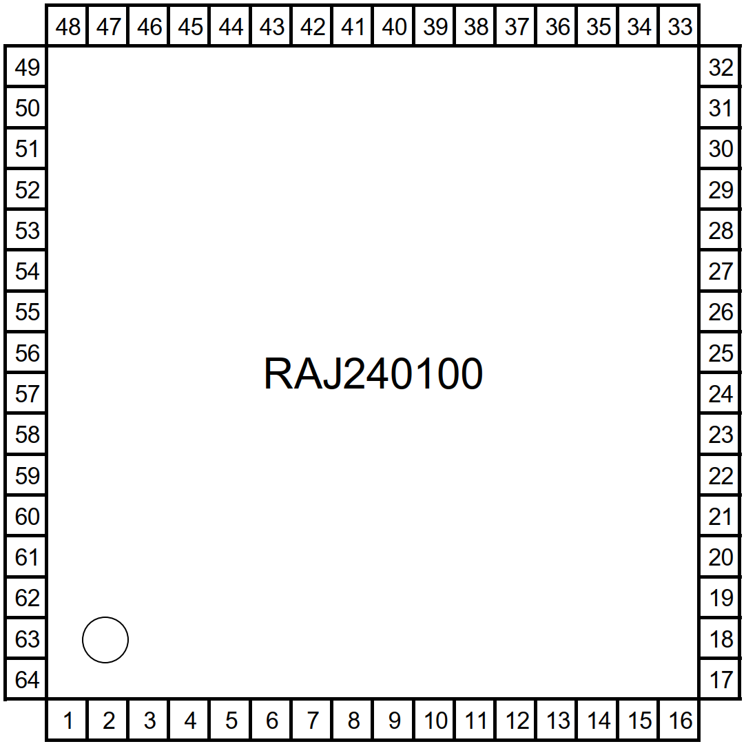 Raj240100 电量计 封装图