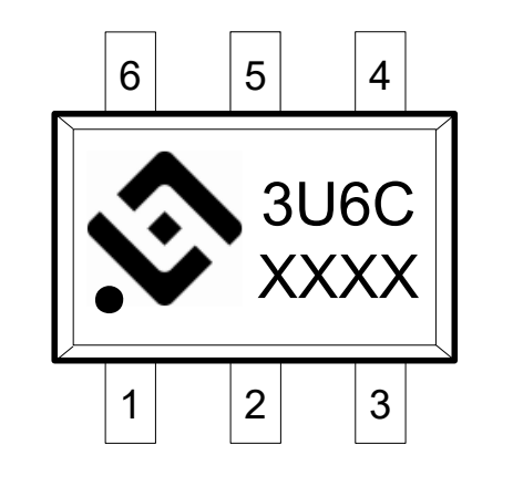 HY2113-UB6C 一保芯片 封装图